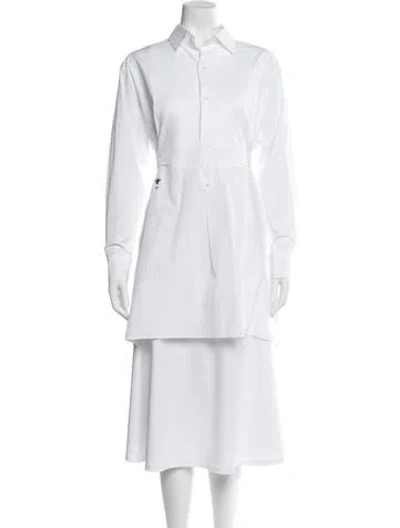 Pre-owned Dior Mini Dress In White