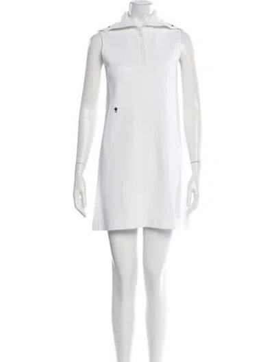 Pre-owned Dior Mini Dress In White