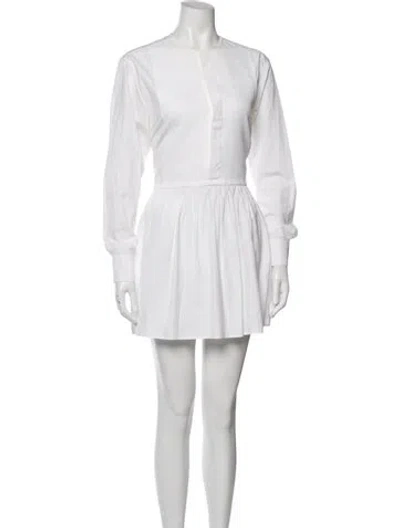 Pre-owned Dior Mini Dress In White