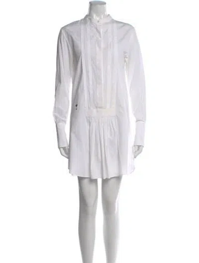 Pre-owned Dior Mini Dress In White