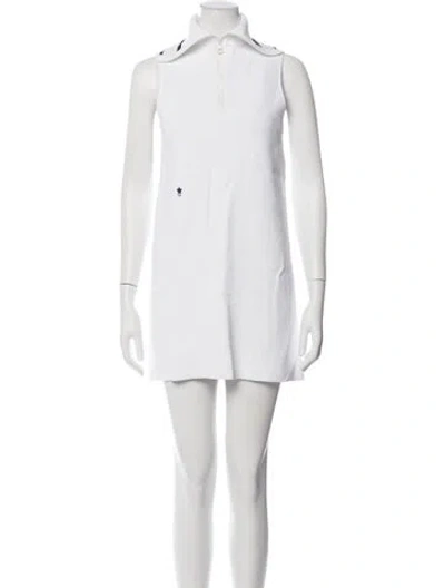 Pre-owned Dior Mini Dress In White
