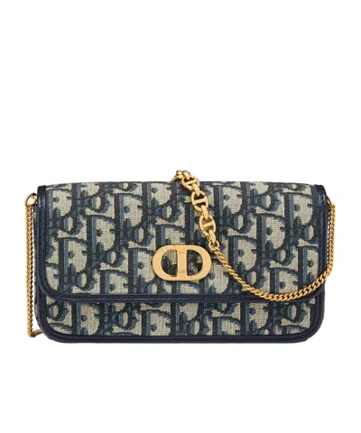 Dior Mini Flip Shoulder Bag In Black