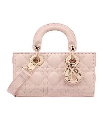 Dior Mini Lady D-joy Bag In Pink