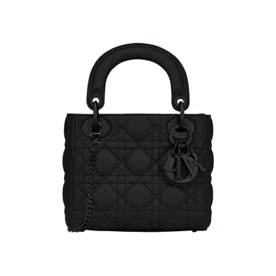 Pre-owned Dior Mini Lady  Bag 'black Ultramatte'