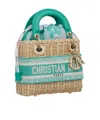 Dior Mini Lady  Handbag In Green