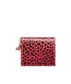 Dior Mini Lady  Wallet In Red