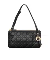 Dior Mini My  Duo Shoulder Bag In Black