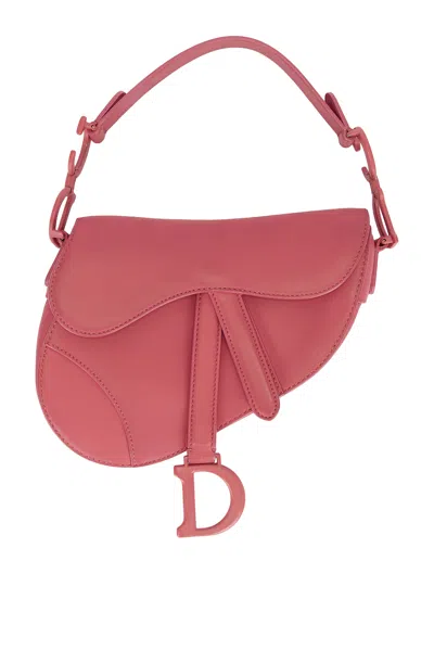 Pre-owned Dior Mini Saddle Bag In Pink
