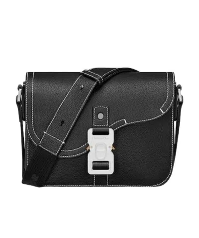 Dior Mini Saddle Shoulder Bag In Black