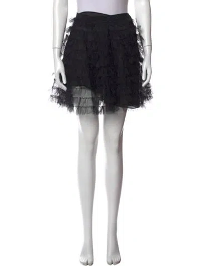 Pre-owned Dior Mini Skirt In Black