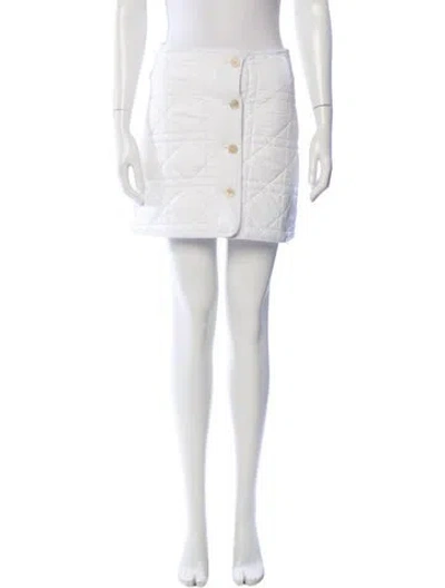 Pre-owned Dior Mini Skirt In Neutral