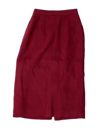 Pre-owned Dior Mini Skirt In Red