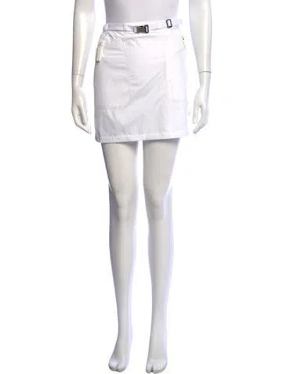 Pre-owned Dior Mini Skirt In White