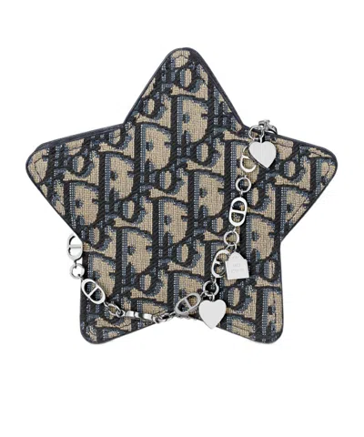 Dior Mini Star Shoulder Bag In Black
