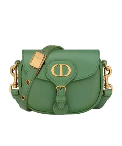 Dior Miniature  Bobby Shoulder Bag In Green