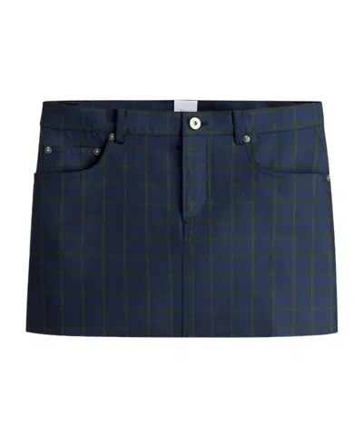 Dior Miniskirt In Blue