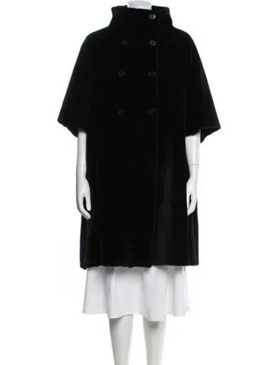 Pre-owned Dior Mink Coat In Black