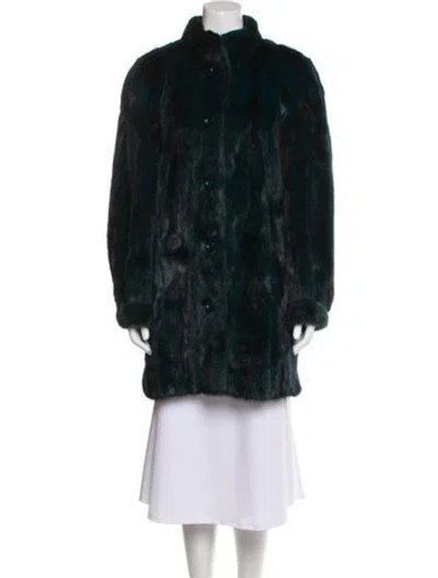 Pre-owned Dior Mink Fur Jacket In Green