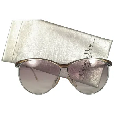 Pre-owned Dior Mint Vintage Christian  2150 Oversized Silver Optyl Sunglasses Germany
