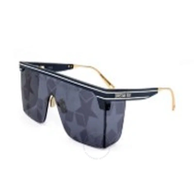 Dior Mirror Blue Star Print Shield Ladies Sunglasses Club M1u Cd40042u 91c 00