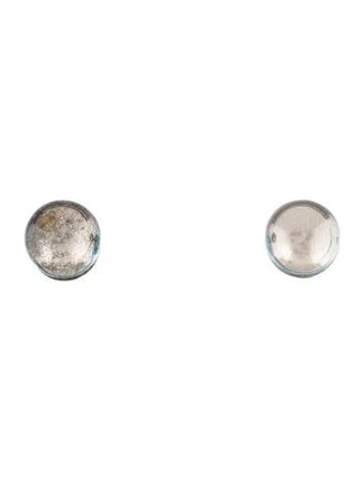 Pre-owned Dior Mise En  Tribales Stud Earrings In Blue