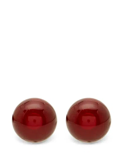 Pre-owned Dior Mise En  Tribales Stud Earrings In Gold