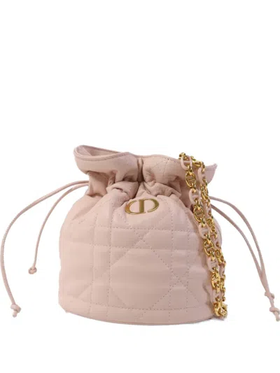 Pre-owned Dior Miss Caro Bucket Bag In Pink