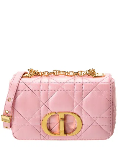 Dior Miss Caro Small Leather Shoulder Bag In Pink