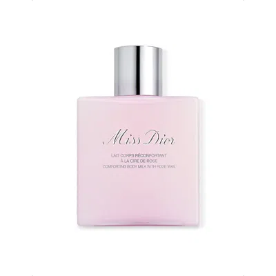 Dior Miss  Comforting Body Milk With Rose Wax-hydrating Body Milk In No Color