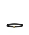 Dior Miss Dio Graffiti Pattern Belt In Black