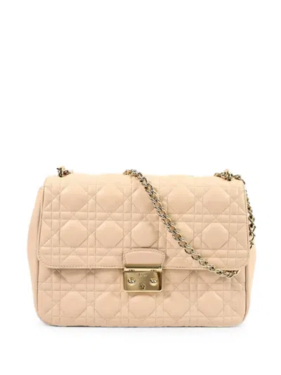 Pre-owned Dior Miss  Cannage Shoulder Bag In Neutral