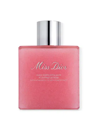 Dior Miss  Exfoliating Body Oil With Rose Extract 175ml In White