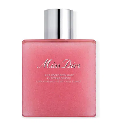 Dior Miss  Exfoliating Body Oil With Rose Extract (175ml) In Pink