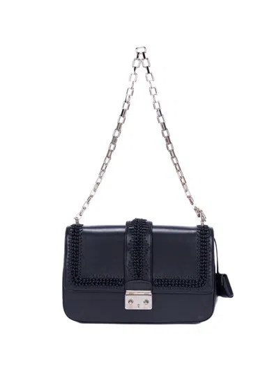 Pre-owned Dior Miss  Flap Shoulder Bag In Black
