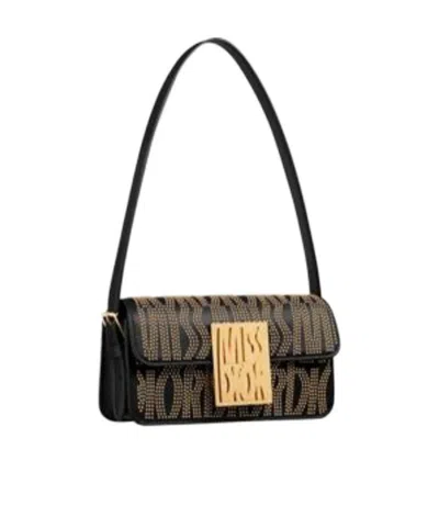 Dior Miss  Flip Shoulder Bag In Black