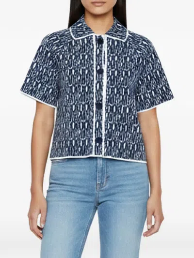 Pre-owned Dior Miss  Jacquard Jacket In Blue
