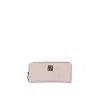 Dior Leather Wallet In Pink