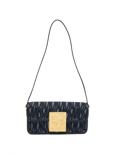Pre-owned Dior Miss  Logo-print Shoulder Bag In Blue