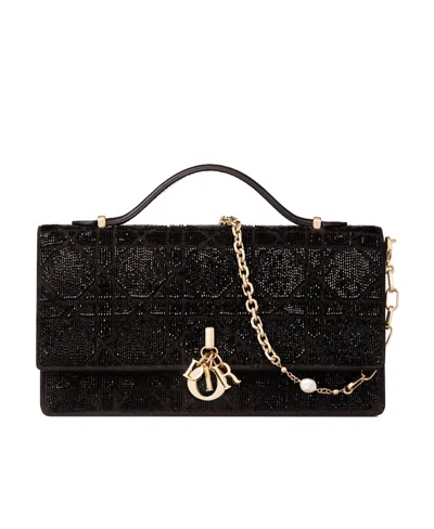 Dior Miss  Mini Shoulder Bag In Black