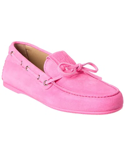 Dior Miss  Street Suede Loafer In Pink