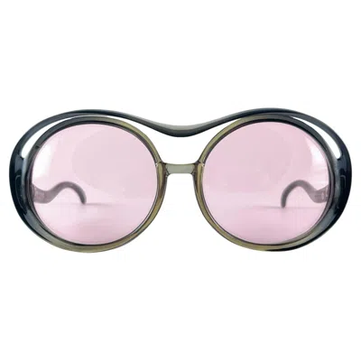 Pre-owned Dior Miss  Vintage Oversized Optyl Collectors Item P02 Sunglasses Austria In Sand