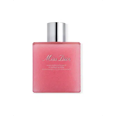 Dior Miss Exfoliating Body Oil With Rose Extract In White
