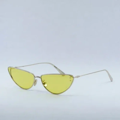 Pre-owned Dior Miss B1u B0h0 Gold/yellow 63-14-135 Sunglasses