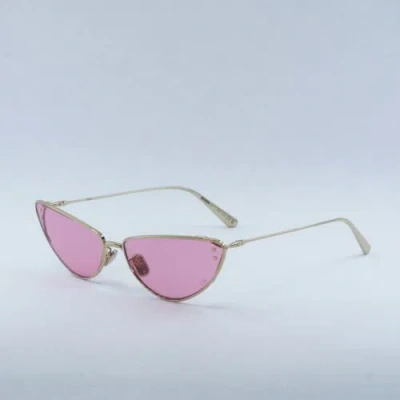Pre-owned Dior Miss B1u B0n0 Gold/pink 63-14-135 Sunglasses