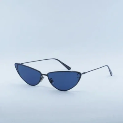 Pre-owned Dior Miss B1u H4b0 Gunmetal/blue 63-14-135 Sunglasses