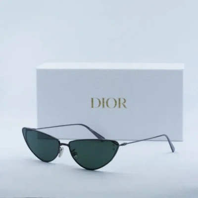 Pre-owned Dior Miss B1u H4c0 Gunmetal/green 63-14-135 Sunglasses
