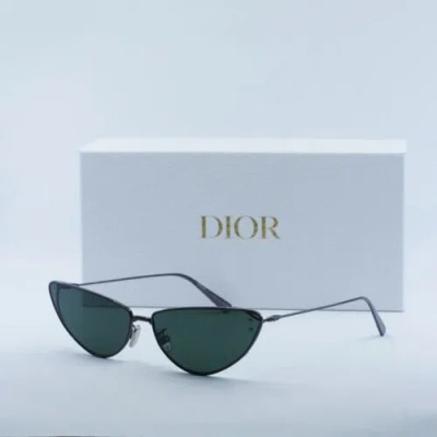 Pre-owned Dior Miss B1u H4c0 Gunmetal/green 63-14-135 Sunglasses Authentic