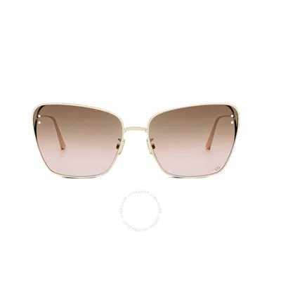 Dior Miss B2u Brown Gradient Butterfly Ladies Sunglasses Cd40095u 33f 63