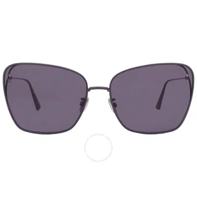 Dior Miss B2u Grey Butterfly Ladies Sunglasses Cd40095u 08a 63 In Metallic