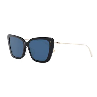 Dior Miss B5f Blue Cat Eye Ladies Sunglasses Cd40106f 01v 56 In ["blue","black"]